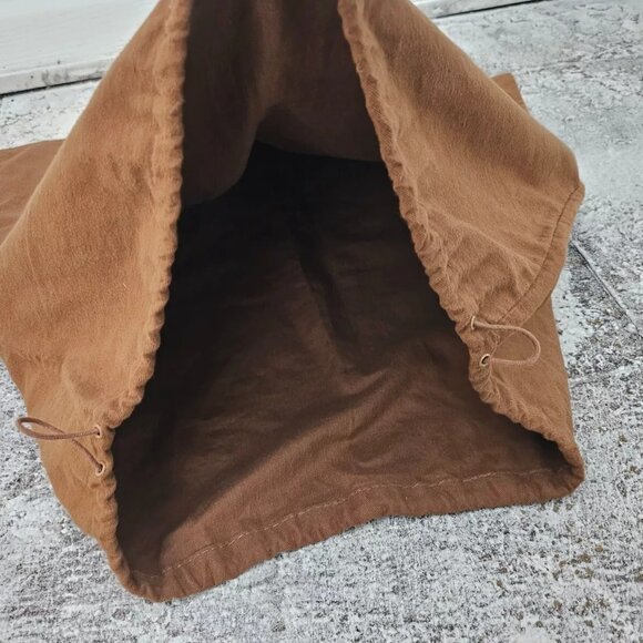 Gucci Dust Bag Brown Cotton Large Storage Bag Draw String Made in Italy authenti - Picture 6 of 9